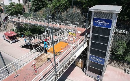 Büyükşehir’den üst geçitlere hassas dokunuş