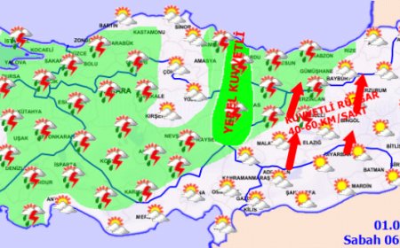 Meteoroloji’den sağanak ve kuvvetli rüzgar uyarısı!