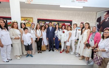 Bayraklı’da üreten kadınlar el sanatlarını sergiledi