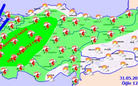 Meteoroloji’den kuvvetli yağış uyarısı