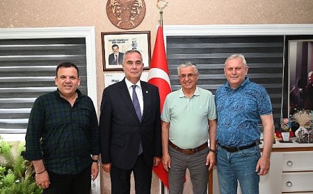 Antalya Milletvekili Çorabatır’dan Başkan Topaloğlu’na ziyaret