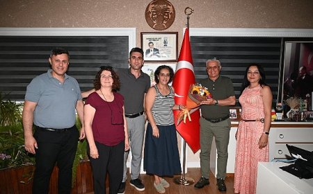 Tekirova Halit Narin İlköğretim Okulu’ndan Başkan Topaloğlu’na Ziyaret