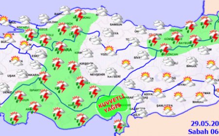 Yurtta bugün yerel sağanak ve kuvvetli yağış var