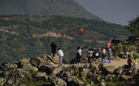 Kahveci Dağı’nda Festival Havasında “Uçurtma Şenliği”