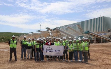 Taş Kırma Tesisi genç mühendisleri ağırladı