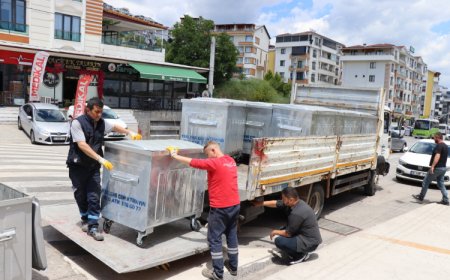 Daha temiz İzmit için yeni konteynerler sahada