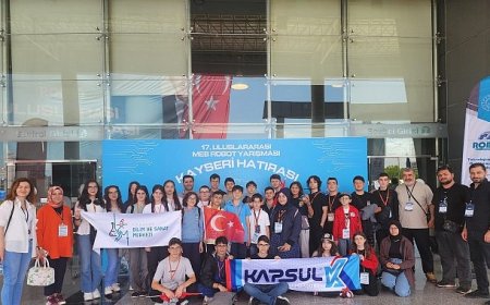 Kapsül Teknoloji Platformu’ndan MEB Robot Yarışması’nda 6 Derece Birden
