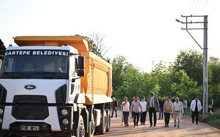 Kartepe’de Asfalt Çalışmaları Devam Ediyor