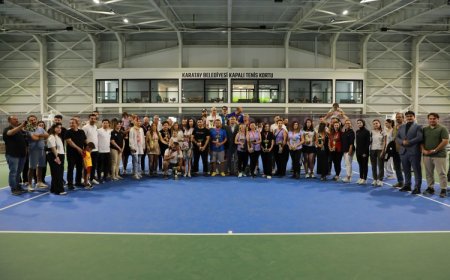 Konya Karatay Tenis Turnuvası tamamlandı