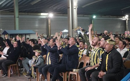 Fenerbahçe’nin Avrupa zaferi dev ekranda izlendi