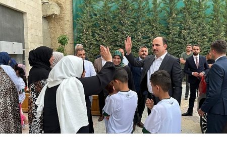 Başkan Altay Konya’da Misafir Edilen Gazzeli Ailelerle Buluştu