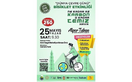 Dünya Çevre Günü Bisiklet Turu İle Kutlanacak