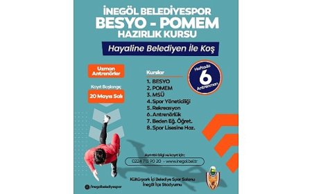 İnegöl Belediyesi’nden Gençlere Destek: “Hayaline Belediyen İle Koş”