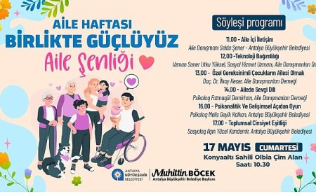 Büyükşehir Aile Haftası’nı dolu dolu etkinliklerle kutlayacak