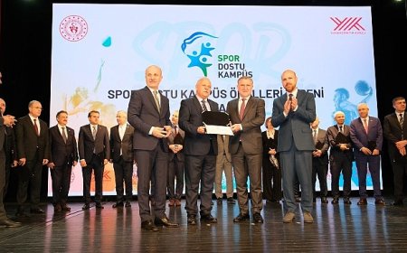 İKÇÜ’ye “Spor Dostu Kampüs” Ödülü