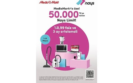 MediaMarkt, Nays iş birliği ile teknoloji alışverişinde 50.000 TL’ye kadar Özel Nays Limit!