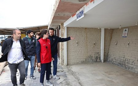 Ilıca Plajı’nda yaz hazırlıkları sürüyor