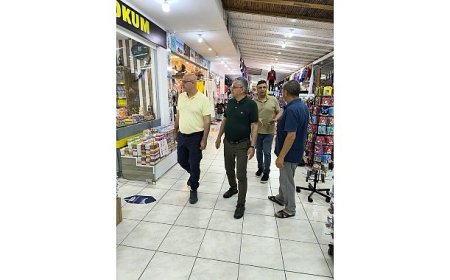 Başkan Topaloğlu Beldibi esnafını ziyaret etti