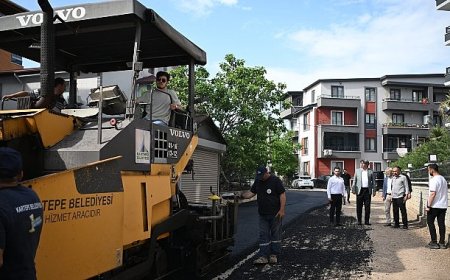 Ertuğrulgazi Mahallesi’ne 250 Ton Asfalt