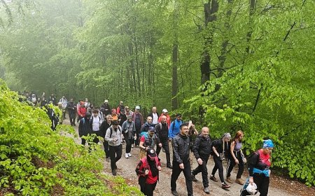 İnegöl’de 19 Mayıs Kutlamaları Doğa Yürüyüşü İle Başladı