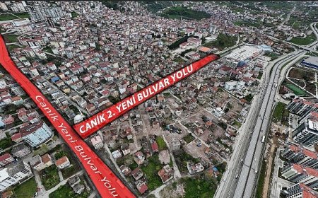 Canik’e 2. Yeni Bulvar Yolu Geliyor