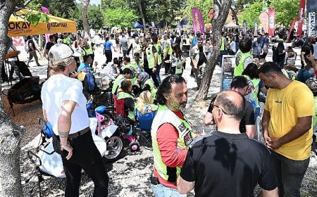 Motosiklet tutkunları Kemer’de buluştu