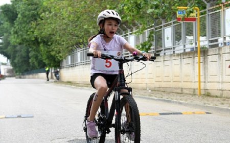 Genç sporcuların duatlon heyecanı