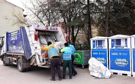 Çankaya’da Tekstil Kumbaralarıyla Sıfır Atığa Katkı