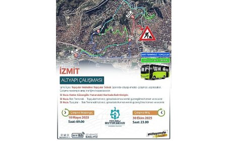 Hat 51 ve 53’te geçici güzergah değişikliği