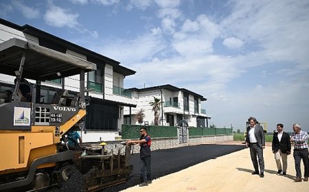 Sarımeşe Mahallesi’ne 750 Tonluk Asfalt