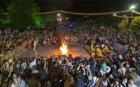 Hıdırellez ateşi Kültürpark’tan yükseldi