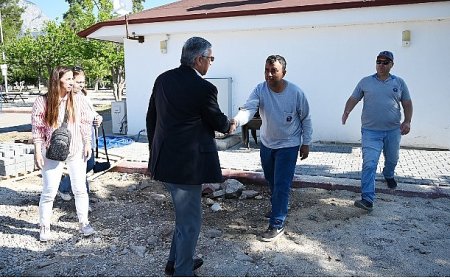 Başkan Topaloğlu ilçe genelindeki çalışmaları denetledi