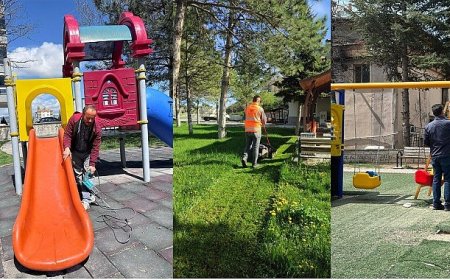 Park ve Bahçeler Müdürlüğü’nden Yoğun Bahar Mesaisi