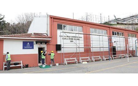 İBB, Okul Spor Salonlarını Yeniliyor