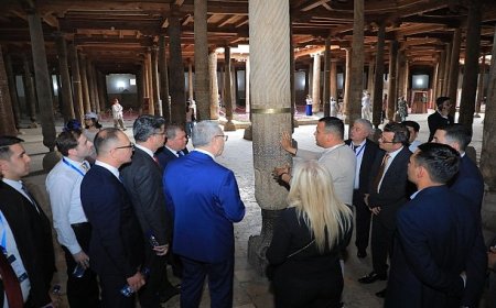 Ege Üniversitesi Heyeti, Özbekistan’da Türk Devletleri Kültür Forumu’na katıldı