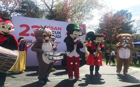 Çankaya’da Minikler Çocuk Şenliği’nde Doyasıya Eğlendi