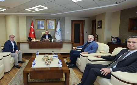 Başkan Büyükakın’a Merih Demiral’ın babası ve STK’lardan ziyaret