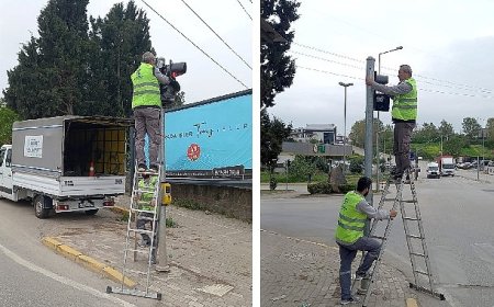 Trafik ışıkları bakım ve onarımdan geçiyor