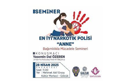 Gölcük’te “En İyi Narkotik Polisi: Anne” Semineri Düzenlenecek