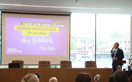 İnegölün Çarşı Meydanı Dönüşüme Hazırlanıyor