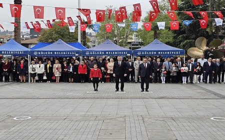 23 Nisan Ulusal Egemenlik ve Çocuk Bayramı’nın 105. yıl dönümü Gölcük’te coşku ile kutlandı.
