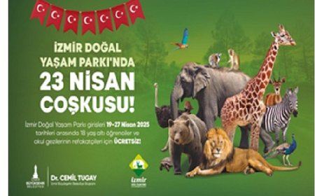 İzmir Büyükşehir Belediyesi’nden çocuklara 23 Nisan hediyesi