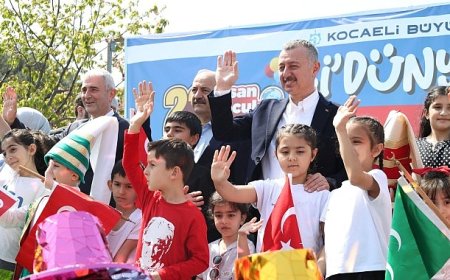 23 Nisan coşkusu Gebze’den başladı