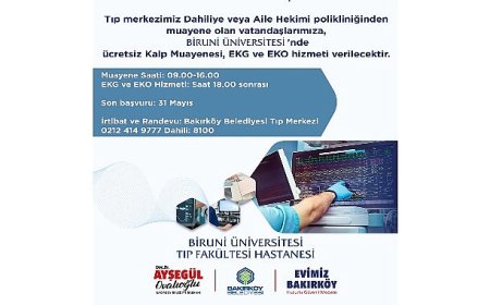 Bakırköy Belediyesinden Ücretsiz Kalp Sağlığı Taraması