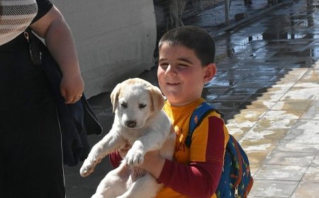 Minik Öğrencilerden, Patili Dostlarımıza Ziyaret