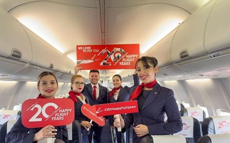 Corendon Airlines 20. yaşını yolcularıyla gökyüzünde kutluyor