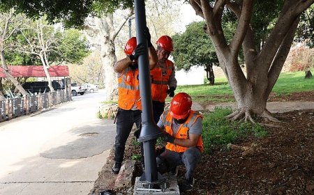 Büyükşehir Atatürk Parkı’nın ışıklandırmalarını yeniledi