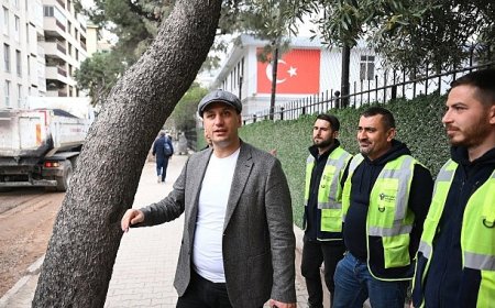 Bornova’nın gözde sokağına bayramlık asfalt