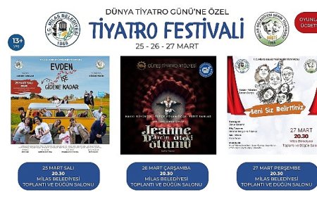 Milas Belediyesi’nden tiyatro festivali