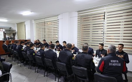 Başkan altay kulu ve cihanbeyli’de vatandaşlarla buluştu, itfaiyecilerle sahur yaptı